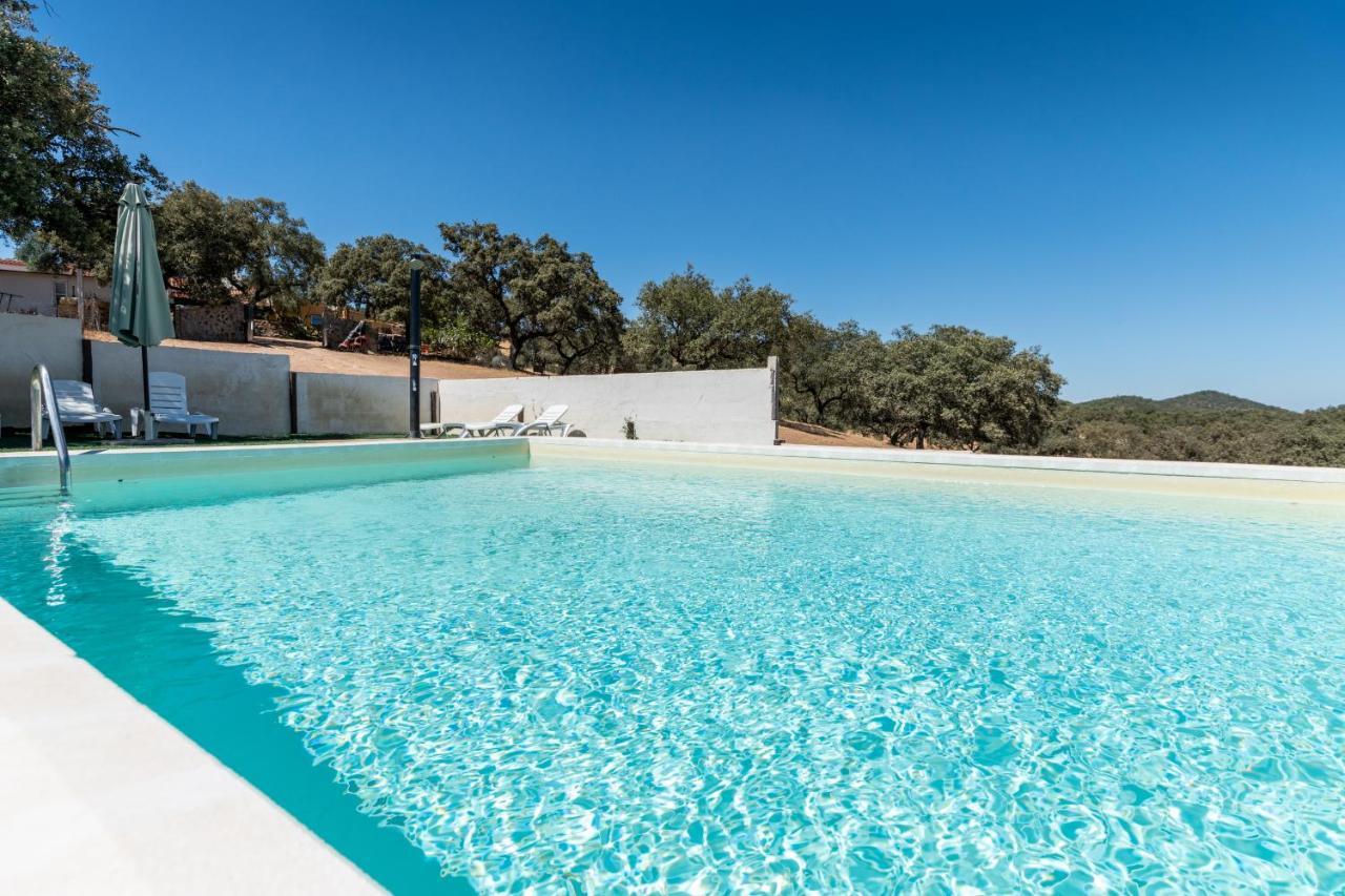 Casa Rural Quejigo Con Piscina Santa Olalla del Cala Exterior foto